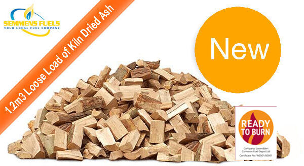 1.2m3 Loose Load of Ready To Burn Kiln Dried Ash Logs WS501/00001