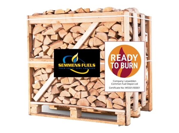 1 Cubic Metre Crate of Ready To Burn Kiln Dried Birch Logs WS501/00001