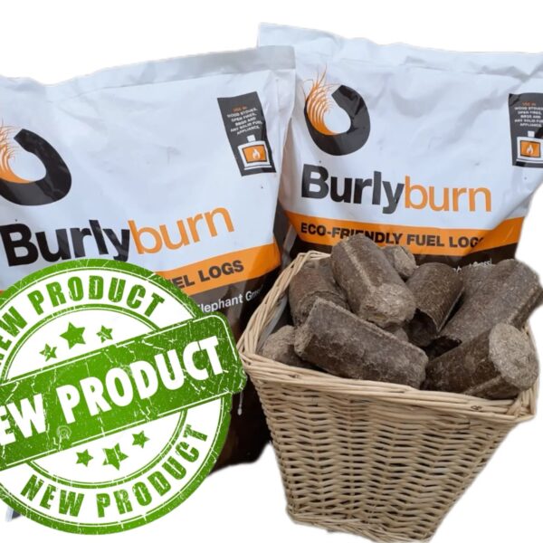 BURLYBURN 15KG HEAT LOGS FROM SEMMENS FUELS IN CORNWALL